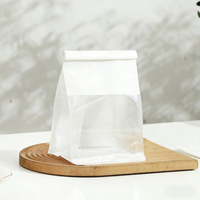 Sac en fil de fer à bord roulé pour pain de mie, croissant et pâte feuilletée, jetable, écologique, 450g, vente en gros usine