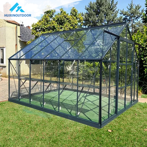 Serres Multi-Travées à Fort Taux de Rachats Facilement Assemblées, Orangerie, <span class=keywords><strong>Serre</strong></span> de Jardin en Verre Trempé - Product Image 1