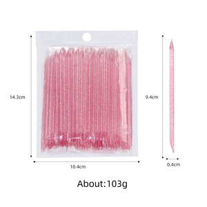 Productos de Belleza en Oferta, 100 Piezas de Palitos de Cristal de Doble Punta para Recoger Piedras de Uñas, Removedor de Cutículas para el Cuidado Personal de las Uñas - Product Image 4