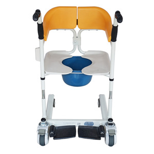 Silla de ruedas para baño Maikangxin con capacidad de carga de 200 kg, plegable, multifuncional, con reposabrazos para el cuidado de ancianos en el hogar. - Product Image 2