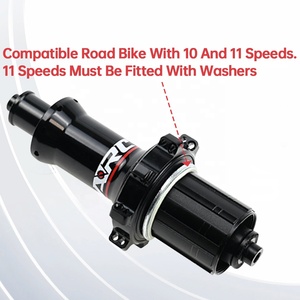 Buje de Rueda de Bicicleta de Carretera ARC RT-030F/R de Aleación de Aluminio CNC 20h <span class=keywords><strong>24h</strong></span> de Tracción Recta con Freno en V, Bujes de Bicicleta de Carretera, Accesorios para Bicicleta - Product Image 5