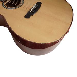 Wholesale Price Gloss Aiersi Brand Cutaway All Solid Mahogany Body Steel <b>String</b> Acoustic Guitar - Product Image 4