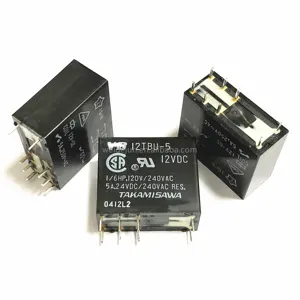 リレーVB12TBU-5 VB24TBU-5 12VDC 24VDC 5A 240VAC 8ピン2グループ変換