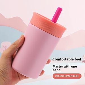 12 औंस स्टेनलेस स्टील वैक्यूम थर्मोमोस कप के साथ यात्रा के लिए नए क्रॉस-बॉर्डर बच्चों के कॉफी कप - Product Image 4