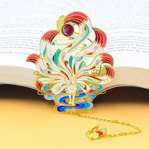 Marcador de libro Corán de esmalte dorado personalizado, estilo moderno envejecido, marcador de Metal suave y duro magnético, bonito diseño de Anime - Product Image 2