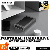 Disque Dur Externe 3 To Grande Capacité 3,5 Pouces Portable Type-C 3.1 avec Protection en Silicone pour Disque Dur
