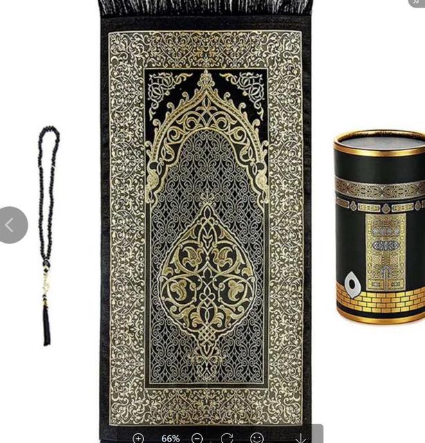 2024 Hot Selling Islam Style Eid Muslim Prayer Mat WIth Gift Box Islamic Gift Set Ramadan Prayer Mat Gift Set