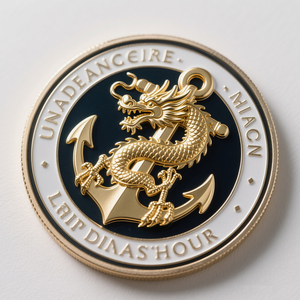 Moneda Conmemorativa Personalizada de Aleación de Zinc con Diseño de Fábrica, Estampado Metálico, Esmalte 3D y Grabado de Logotipo para Colección o Recuerdo - Product Image 4