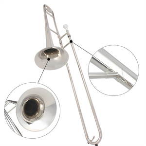 Instrumento profesional Material <span class=keywords><strong>de</strong></span> latón <span class=keywords><strong>Banda</strong></span> Principiantes Examen <span class=keywords><strong>de</strong></span> grado Tocando B-Flat Trombón alto - Product Image 5