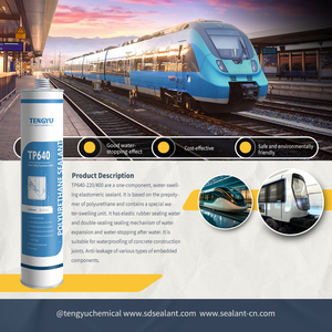 Thành phần duy nhất trắng đen màu xám mở rộng doanh nước dừng PU <span class=keywords><strong>Sealant</strong></span> cho tầng hầm - Product Image 3