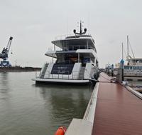Yacht de luxe en alliage d'aluminium 2020, 46 m, moteurs diesel hors-bord MTU 2x2200 CV, vitesse de croisière de 15 nœuds pour les voyages longue distance en mer