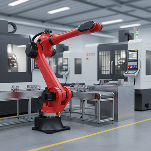 Bras robotique collaboratif 6 axes 10 kg facile à utiliser, moteur PLC, entraînement servo-électrique, déploiement rapide, automatisation <span class=keywords><strong>PME</strong></span> en 1 heure, 2110 mm - Product Image 1