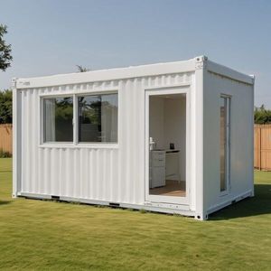 Casa Contenedor Desmontable <span class=keywords><strong>de</strong></span> <span class=keywords><strong>Diseño</strong></span> Modular <span class=keywords><strong>de</strong></span> 20 pies con Sistema Eléctrico para Tienda Temporal, <span class=keywords><strong>Casas</strong></span> Prefabricadas en Paquete Plano - Product Image 3
