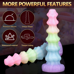 Dildos de formes irrégulières et colorés, pénis sexuels réalistes, masturbateurs unisexes, plugs anaux, jouets pour orgasmes, jouets gays, vente en gros de jouets sexuels pour adultes - Product Image 1