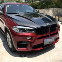 Kits de carrocería de fibra de carbono estilo HM para BMW X5M X6M F85 F86, nueva cubierta de motor de fibra de carbono
