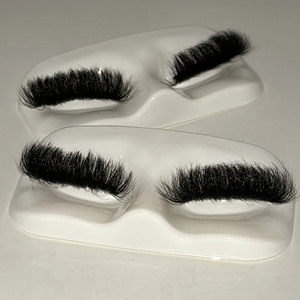 थोक थोक हैंडमेड 3 डी फ्लुफी मिंक पट्टी पट्टियों का अपना ब्रांड 25 मिमी फुल वॉल्यूम मोटी पलक बनाते हैं। - Product Image 4