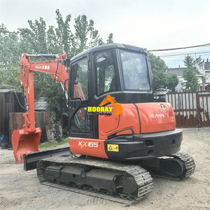 Excavadora Hidráulica Usada en Japón para KX165-5 2018, Miniexcavadora de 6 Toneladas con Motor V2607-DI de 20KW para Agricultura y Silvicultura - Product Image 1