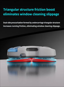 Nettoyeur de vitres robotisé HUTT 2026, aspiration puissante de 5500 Pa, pulvérisation d'eau automatique pour le nettoyage des vitres d'hôtels, de maisons et de voitures - Product Image 2