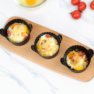 Ensemble de moules à muffins et de casseroles pour friteuse à air en silicone double épaisseur de qualité supérieure-Accessoires de grande capacité, <span class=keywords><strong>moule</strong></span> de cuisson - Product Image 3