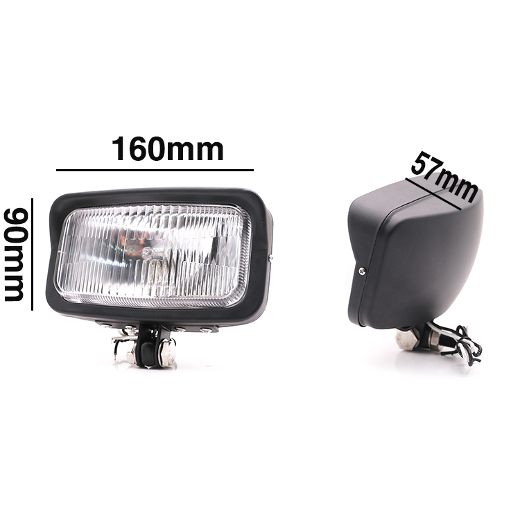 Lampe De Phare Avant Moto LED – Noir – Style Vintage Cruiser Chopper – Neuf