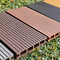 Planches de terrasse en composite WPC EVERWALL Premium, imperméables, résistantes aux UV, pour l'aménagement extérieur et les jardins
