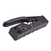 Nouvelles pinces à sertir multifonctions à cliquet, testeur de câbles, sertisseuse RJ45, fer noir