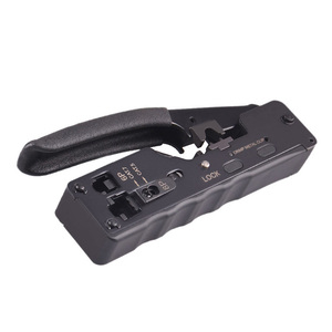 Neue Multifunktionswerkzeuge Ratschenzange Kabeltester Crimpzange RJ45 Eisen Schwarz - Product Image 6