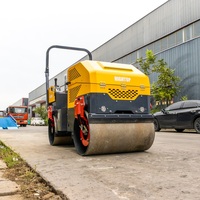 Mini compacteur dynamique de vibrateur de petit rouleau de route nouveau compacteur de rouleau de tambour simple de 1 tonne 3 tonnes vente pas cher