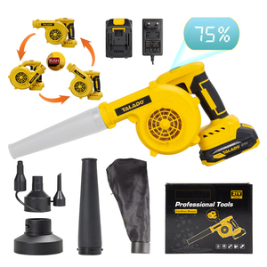 Nuevo Soplador <span class=keywords><strong>de</strong></span> Hojas Inalámbrico <span class=keywords><strong>de</strong></span> 21V y 400W <span class=keywords><strong>de</strong></span> Alta Velocidad para Limpieza <span class=keywords><strong>de</strong></span> Jardín y Patio con Diseño Ligero - Product Image 1