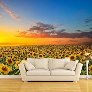 Murale murale de scène de plage relaxante, taille personnalisée pour hôtel et maison, sans coutures visibles - Product Image 3