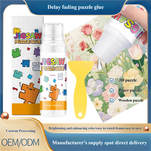 Pegamento para rompecabezas JIGSAW de 60 ml en oferta, sellador de alta calidad para pintar rompecabezas, para manualidades infantiles, adhesivo transparente a base de agua, no tóxico. - Product Image 5