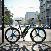 Vélo électrique de montagne à gros pneus haute performance de 26 pouces avec moteur arrière 36V 250W/500W cadre en acier à batterie au Lithium 36V