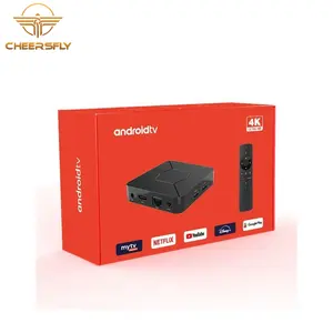 Top Ranking Q5 ATV Android 10.0 OS 4K Smart TV Box Allwinner H313 media player 2GB 8GB ATV voice remote smart Q5 android tv box