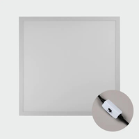 Panel LED Profil Aluminium 3CCT/5CCT Dapat Dipilih, CRI Tinggi 80, Dapat Diredupkan, Garansi 5 Tahun untuk Kantor, Perpustakaan, Rumah Sakit, Toko