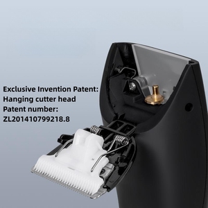 Échantillon Gratuit OEM ODM Personnalisé Professionnel Céramique Cheveux Étanche Lumière LED Type-C Tondeuse Corporelle Allemande W050 - Product Image 4