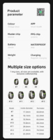 Bague connectée de suivi du sommeil avec contrôle par application Android, OEM/ODM, modes multisports, synchronisation des données pour programme d'approvisionnement hôtelier et de station balnéaire