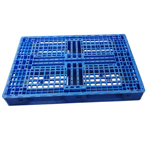 Paleta de Plástico 120x80x13.5cm con Patrón de Rejilla y Entrada de 4 Vías para Almacenamiento y Logística en Almacenes - Product Image 1