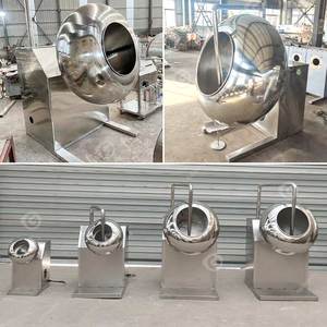 เครื่องเคลือบผงถั่วลิสงรสหวาน 5 กก. สำหรับอัลมอนด์ พีแคน ช็อกโกแลต และน้ำตาลขนาดเล็ก 1000 ชิ้น สำหรับอุตสาหกรรมปรุงรส - Product Image 2