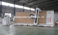 Machine de fraisage CNC à bois 3D rotative à plusieurs têtes, 4 axes, 8 têtes, Chine, contrôle DSP/Syntec/RichAuto, moteur pas à pas/servo