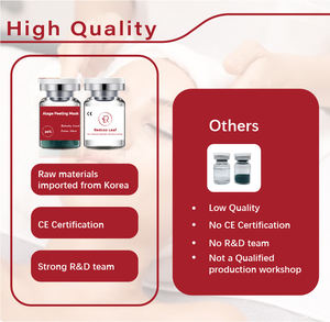 Redcooleaf 5ml + 50mg כחול נחושת פפטיד קולגן תיקון אהה אנטי טיפוח עור פנים תיקון אמפולה סרום - Product Image 4