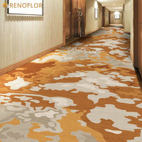 Luxe 5 étoiles Hôtel Couloir Cinéma Oriental Banquet Hall Salon Hall Salle Oriental Penser et Doux Mur à Mur Tapis Rouleau