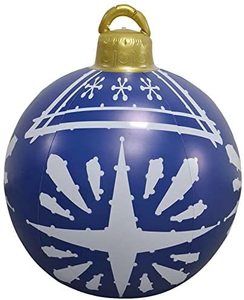 60cm Christmas <strong>Decoration</strong> Balloons Outdoor Printing PVC Holiday Atmosphere Crafts <strong>Inflatable</strong> Toy Ball <strong>Xmas</strong> Decor - Product Image 5