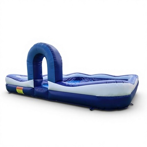 Gran fiesta de verano al aire libre para niños, juegos inflables, piscina de espuma inflable con máquina de burbujas - Product Image 1
