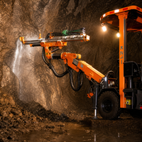 Foreuse hydraulique Jumbo KJ211 pour l'excavation de tunnels, pompes à engrenages, profondeur 20m, pour le forage de tunnels ferroviaires/routiers dans roche dure