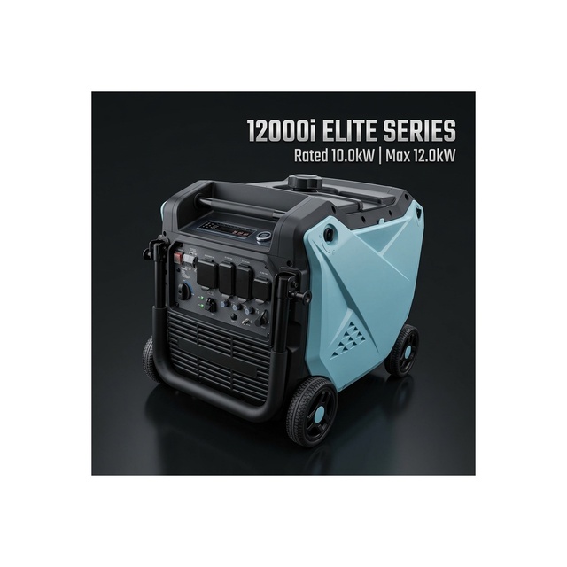Portable Silent 4-Stroke Inverter Generator 12000i 9000W 10000W Air-Cooled Auto Start Yamaha Triple Fuel Camping Eco-Friendly