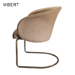 WBERT Canapé italien haut de gamme en tissu simple de luxe de style hongkongais post-moderne personnalisé pour bureau à domicile ou bar à domicile - Product Image 2