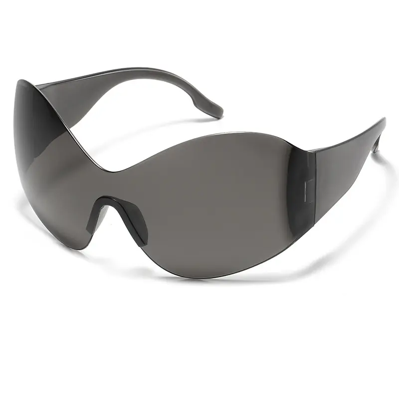 Hip hop Trend one-piece Personality Punk sports Style Outdoor Riding Sunglasses New arrivals mens stylish sunglasses