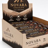Boîte de présentation PDQ en carton ondulé imprimé sur mesure pour les chocolats, les bonbons, les barres de collation, présentation au point de vente