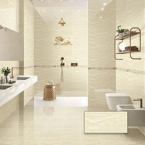 Atacado banheiro da telha cerâmica da parede-Stm36036 hotel banheiro casa higiênico parede 3*6 banheiro mármore telhas de cerâmica branco piso