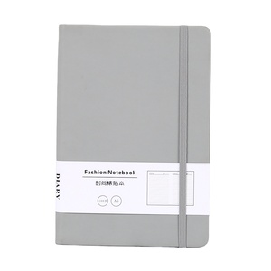 Bìa cứng chương trình kế hoạch Tạp Chí máy tính xách tay biểu tượng tùy chỉnh Mô hình tinh tế học tập Nhật Ký 2025 2024 lót PU da màu xám - Product Image 1